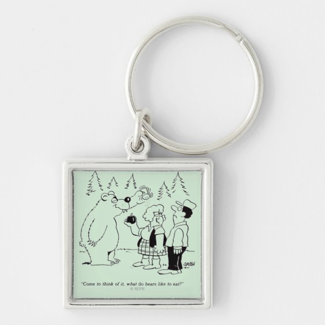 Bears Dinner Key Ring (Front)