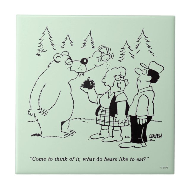 Bears Dinner Tile (Front)