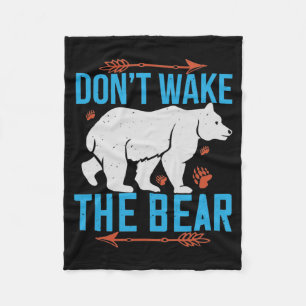 Bears - Don't Wake The Bear Fleece Blanket