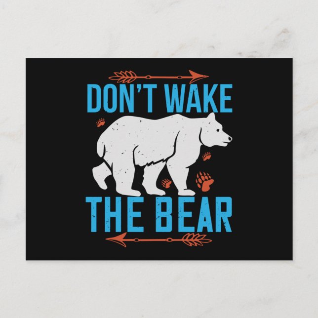Bears - Don't Wake The Bear Postcard (Front)