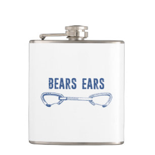 Bears Ears Rock Climbing Quickdraw Hip Flask