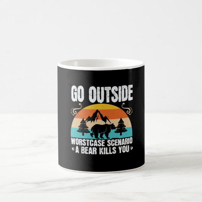 Bears - Go Outside Worst Case Scenario Coffee Mug (Center)