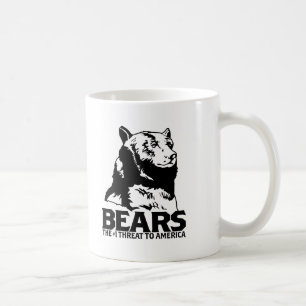 bears godless killing machines humour funny tshirt coffee mug