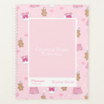 Bears/Hearts Block Quote | Fully Customisable Planner<br><div class="desc">Create a planner that speaks to you. This planner features the "Kawaii Campus" kogal/Japan-inspired print with a framed centre panel made for your own words. The quote, name, and footer text are all fully editable, allowing you to add a personal affirmation, mantra, reminder, or message that feels meaningful to you....</div>