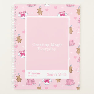 Bears/Hearts Block Quote Fully Customizable Planner