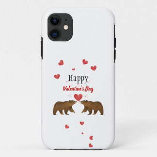 Bears & Hearts Valentine's Day iPhone 11 Case