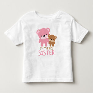 Bears "I'm The Big Sister" Toddler T-Shirt