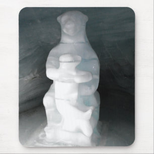 Bears in ice mouse pad