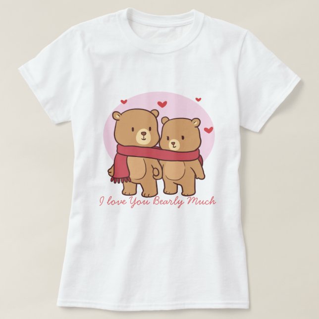Bears in Love T-Shirt (Design Front)