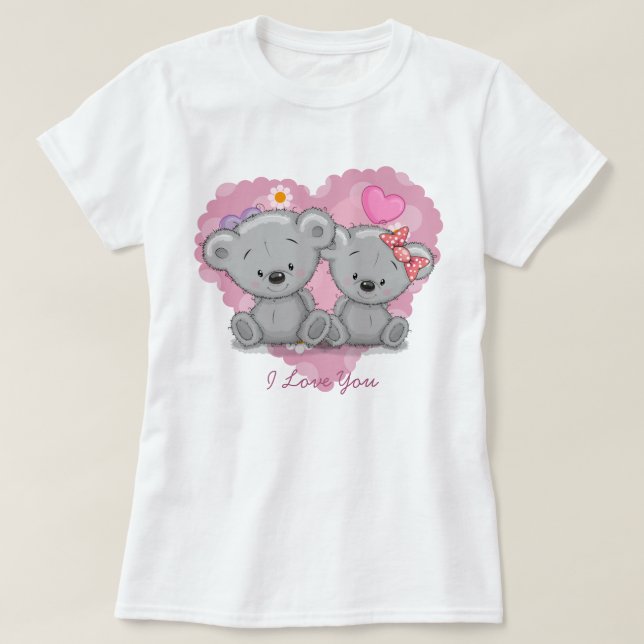 Bears in Love T-Shirt (Design Front)