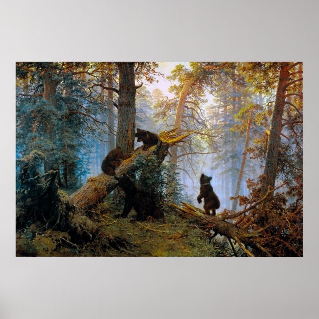 Bears in the Forest Poster (Front)