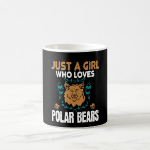 Bears - Just A Girl Who Loves Polar Bears Coffee Mug
