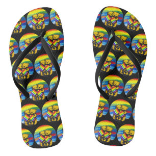 Bears Love Couple LGBT Rainbow Thongs