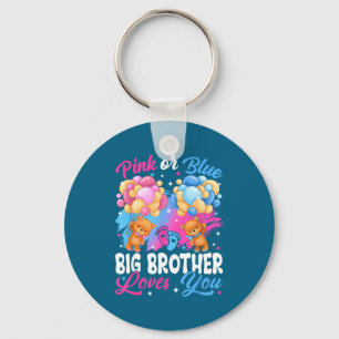 Bears Nk Or Blue Big Brother Loves You Gender Reve Key Ring