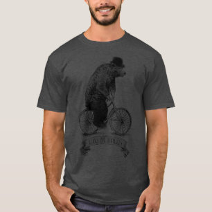 Bears on Bicycles (lime option)  T-Shirt