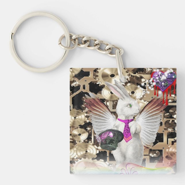Bear's Prayers   Key Ring (Front)