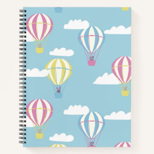 Bears & Rabbit Hot Air Balloon Day Out Notebook