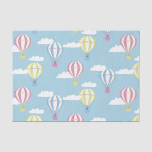 Bears & Rabbit Hot Air Balloon Day Out Tissue Paper