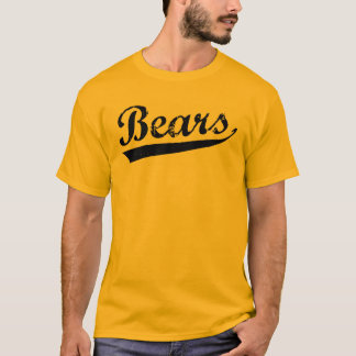 Bears sports team name customisable t-shirt