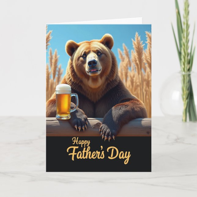 Bears Sweet Fathers Day Card (Front)