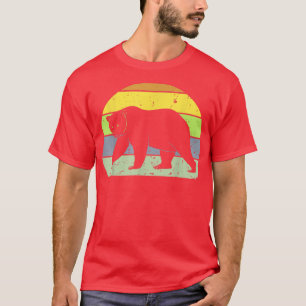 Bears Vintage Cool Bears Cute Zoo Animal Lover 60s T-Shirt