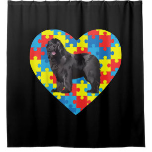 Beart Autism Newfoundland Autism Valentine Shower Curtain