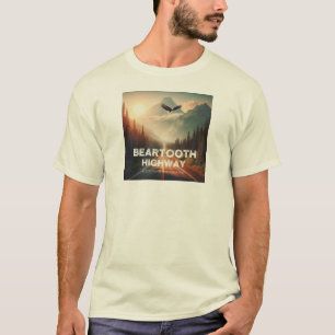 Beartooth Highway Montana Wyoming Eagle T-Shirt