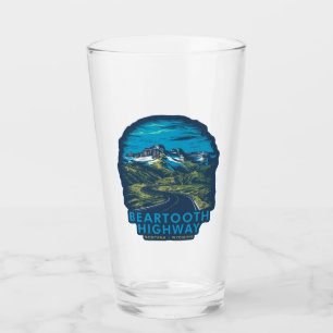 Beartooth Highway Montana Wyoming Vista Glass