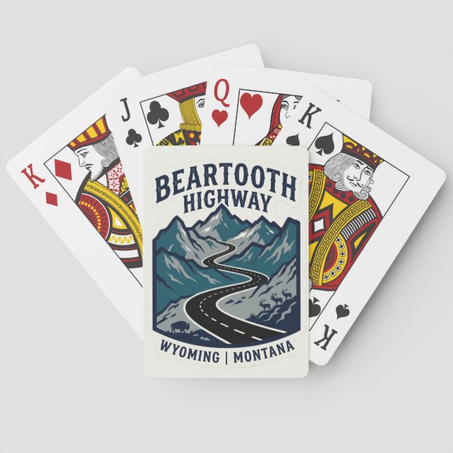 Beartooth Highway Playing Cards (Back)