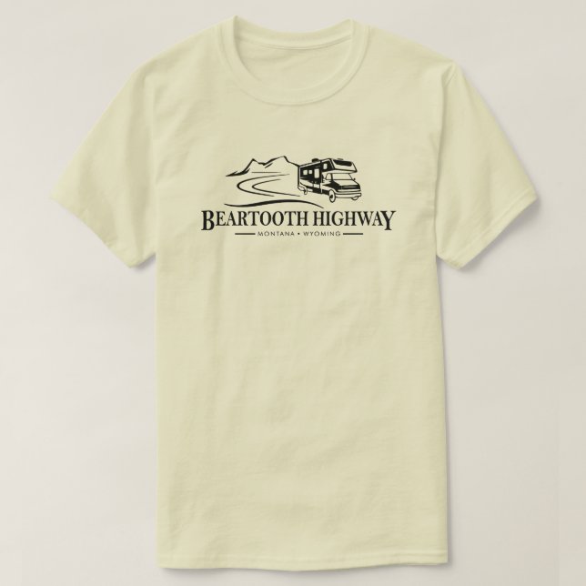 Beartooth Highway Recreational Vehicle T-Shirt (Design Front)