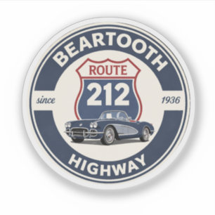 Beartooth Highway Route 212 classic car gifts