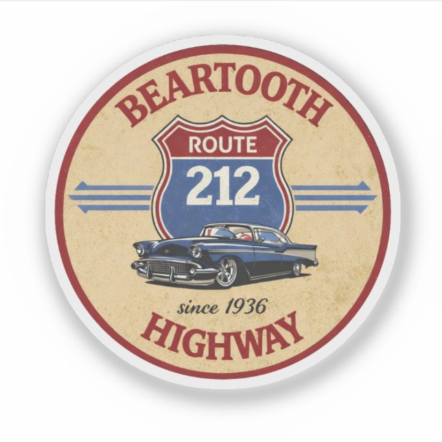 Beartooth Highway Route 212 classic car gifts (Front)