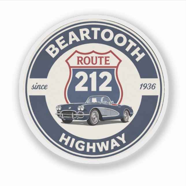 Beartooth Highway Route 212 classic car gifts (Front)
