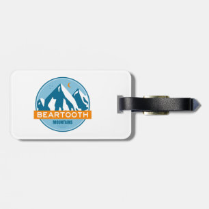Beartooth Mountains Montana Wyoming Luggage Tag