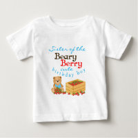 Beary Berry Cute Cub's Strawberry Sister Birthday