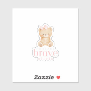 beary brave childhood cancer sick kids custom name