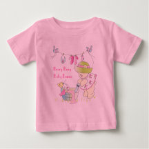 Beary Busy Personalised Baby T-Shirt