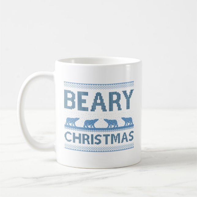 Beary Christmas Coffee Mug (Left)