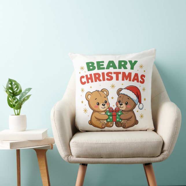 Beary Christmas Cushion (Chair)