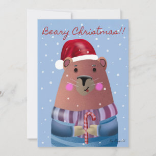 Beary Christmas Invitation