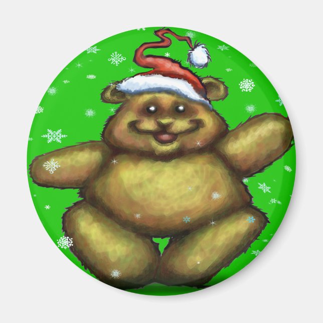Beary Christmas Magnet (Front)