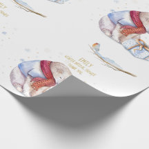 Beary Christmas Personalised Wonderland Bear Robin