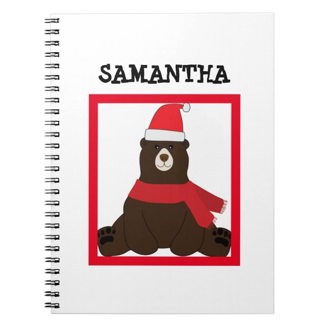 Beary Christmas Photo Notebook (Front)
