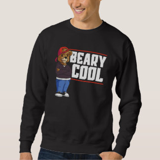 Beary Cool Bear Wildlife Animal Bear  1 Sweatshirt