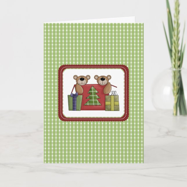 Beary Cute Christmas Cards (Front)