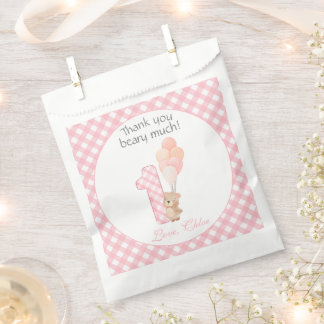 Beary First Teddy Bear Birthday Party Favour Bag