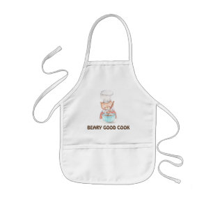 Beary Good Cook   Cute Kids Baking Kids Apron