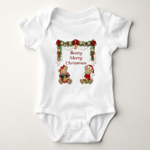 Beary Merry Christmas Baby Bodysuit