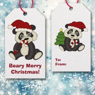 Beary Merry Holiday Gift Tags