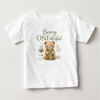 Beary ONEderful 1st Birthday t-shirt